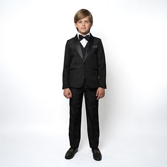 Boys 6-20 Onyx 5 pc Slim Fit Tuxedo