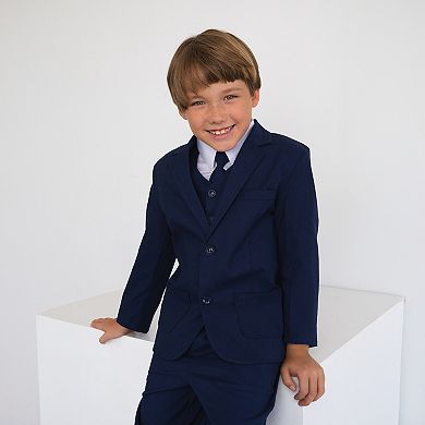 Boys 6-20 Leo Linen 5-Piece Suit
