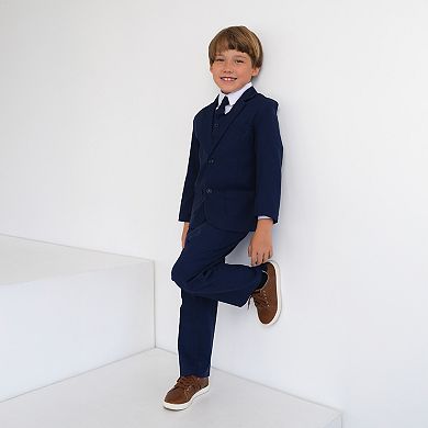 Boys 6-20 Leo Linen 5-Piece Suit