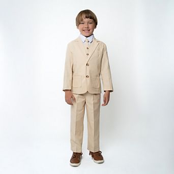 Boys 6-20 Leo Linen 5 pc Suit
