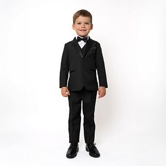 Toddler Boys 12M-5T Onyx 5 pc Slim Fit Tuxedo