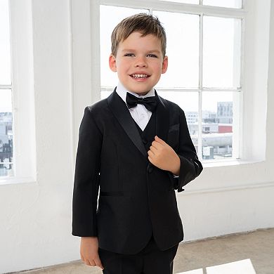 Toddler Boys 12M-5T Onyx 5-Piece Slim Fit Tuxedo