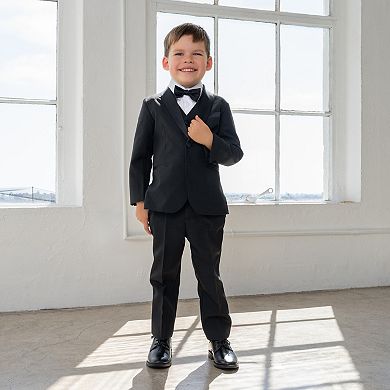 Toddler Boys 12M-5T Onyx 5-Piece Slim Fit Tuxedo