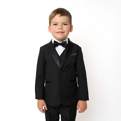Toddler Boys 12M-5T Onyx 5-Piece Slim Fit Tuxedo