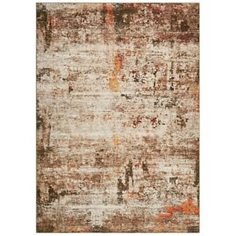 Large Washable Area Rug, Abstract Living Room Rugs for Home Decor, Non Slip Stain Resistant