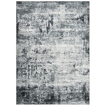 Large Washable Area Rug, Abstract Living Room Rugs for Home Decor, Non Slip Stain Resistant