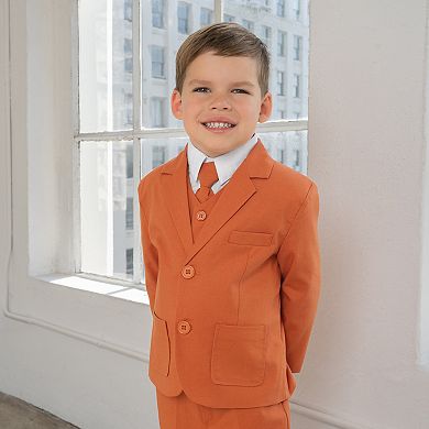 Toddler Boys 12M-5T Leo Linen 5-Piece Suit