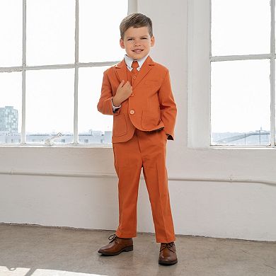 Toddler Boys 12M-5T Leo Linen 5-Piece Suit