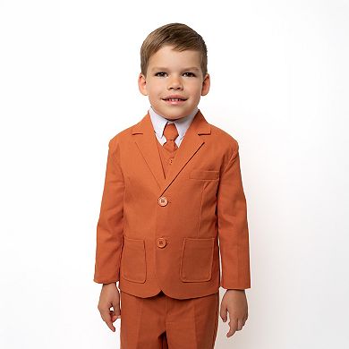 Toddler Boys 12M-5T Leo Linen 5-Piece Suit