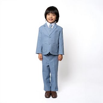 Toddler Boys 12M-5T Leo Linen 5 pc Suit