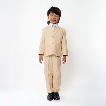 Toddler Boys 12M-5T Leo Linen 5 pc Suit