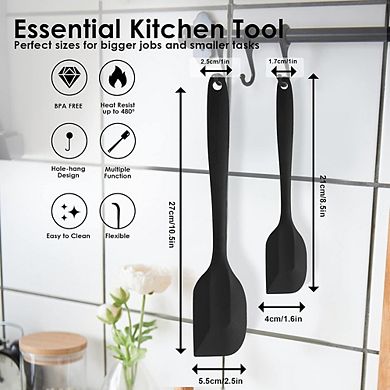 Silicone Spatula Set, Heat-Resistant, Nonstick