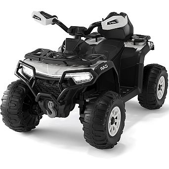 12V Ride On Tractor Toy for Toddlers, Trailer Included, Battery Powe
