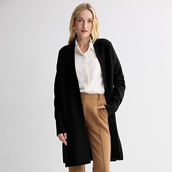 Women's Nine West Longline Car Coat