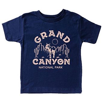 Vintage Grand Canyon National Park - Toddler Short Sleeve Graphic T-Shirt