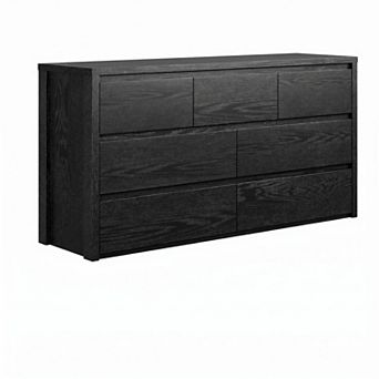 Wooden 7 Drawer Dresser Chest Storage Organizer Cabinet for Bedroom