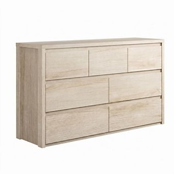 Wooden 7 Drawer Dresser Chest Storage Organizer Cabinet for Bedroom