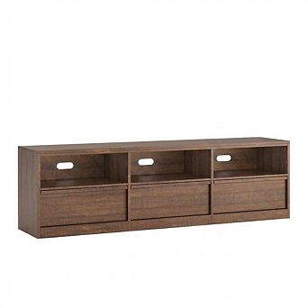 Wooden Media Console TV Stand Entertainment Center Storage Organizer for Living Room