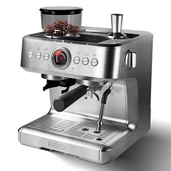 20 Bar Machine with Grinder and Steam Wand Professional Coffee Maker for Home
