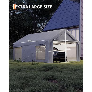 ANIXOL Durable Waterproof Outdoor Shelter with Stable Metal Frame