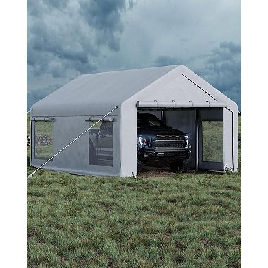 ANIXOL Durable Waterproof Outdoor Shelter with Stable Metal Frame