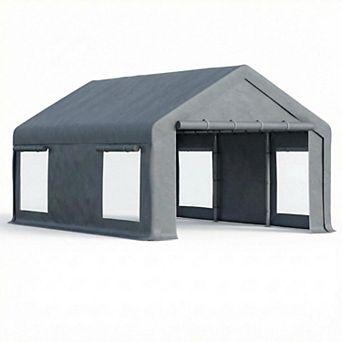 ANIXOL Durable Waterproof Outdoor Shelter with Stable Metal Frame