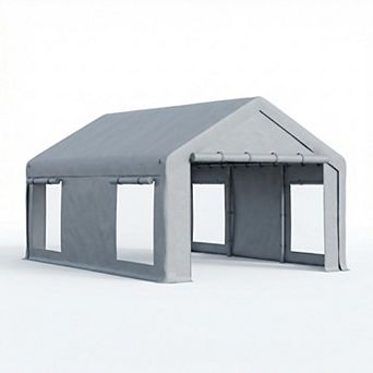 ANIXOL Durable Waterproof Outdoor Shelter with Stable Metal Frame