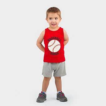 Vintage Baseball Vibes - Toddler Graphic Tank