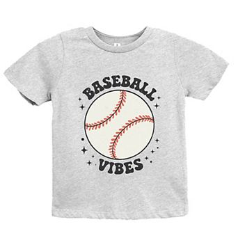 Vintage Baseball Vibes - Youth Short Sleeve Graphic T-Shirt