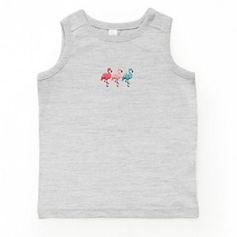 Three Flamingos - Toddler Graphic Tank