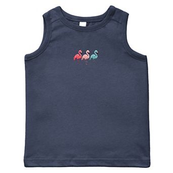 Three Flamingos - Toddler Graphic Tank
