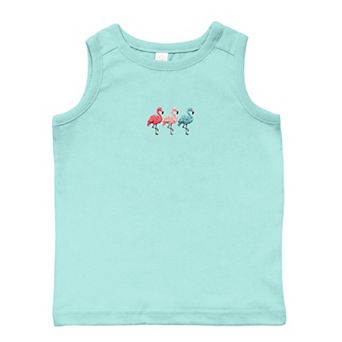 Three Flamingos - Toddler Graphic Tank