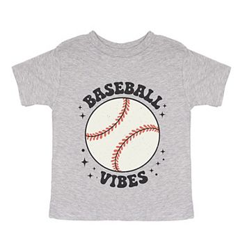 Vintage Baseball Vibes - Toddler Short Sleeve Graphic T-Shirt