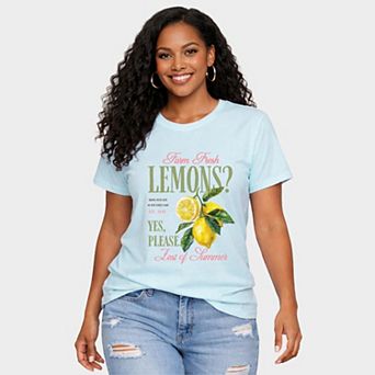 Farm Fresh Lemons Zest of Summer - Women's Short Sleeve Graphic T-Shirt