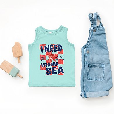 I Need Vitamin Sea - Toddler Graphic Tank