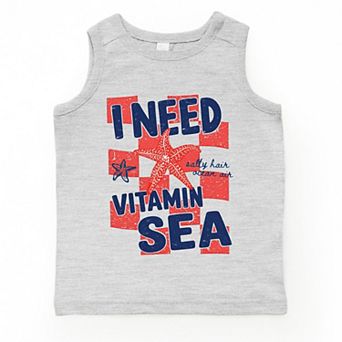I Need Vitamin Sea - Toddler Graphic Tank