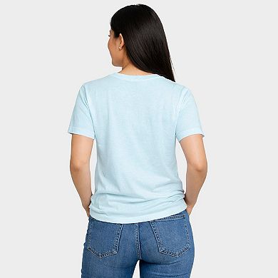 Blue Plants Outline - Women's Short Sleeve Graphic T-Shirt