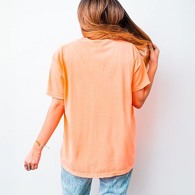 Florida Grown Oranges - Women's Garment Dyed Graphic T-Shirt
