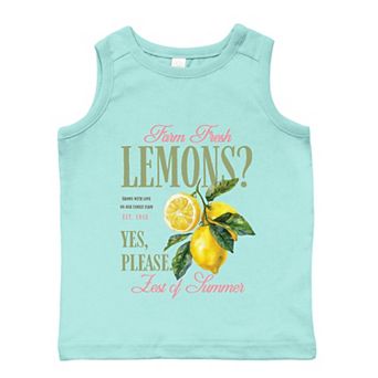 Farm Fresh Lemons Zest of Summer - Toddler Graphic Tank