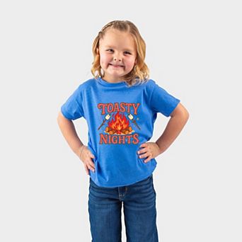 Toasty Nights Marshmallow - Toddler Short Sleeve Graphic T-Shirt