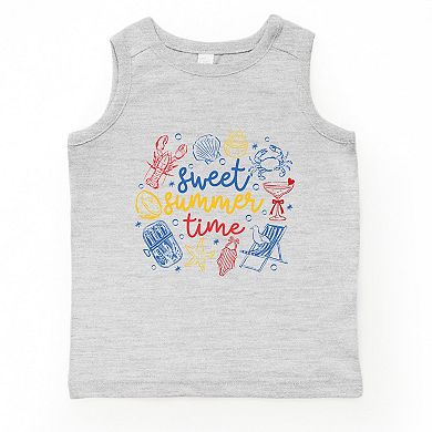 Sweet Summer Time Nautical - Youth Tank Top