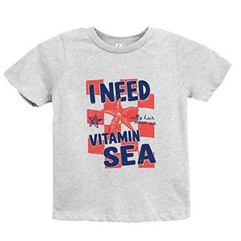 I Need Vitamin Sea - Youth Short Sleeve Graphic T-Shirt