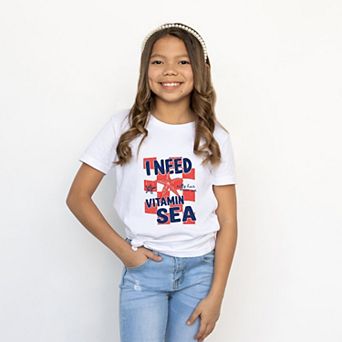 I Need Vitamin Sea - Youth Short Sleeve Graphic T-Shirt