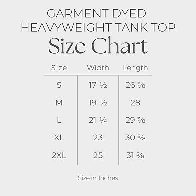 Blue Plants Outline - Women's Garment Dyed Graphic Tank Top