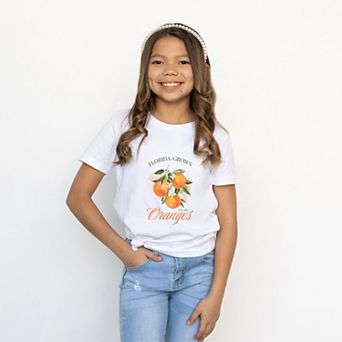 Florida Grown Oranges - Youth Short Sleeve Graphic T-Shirt