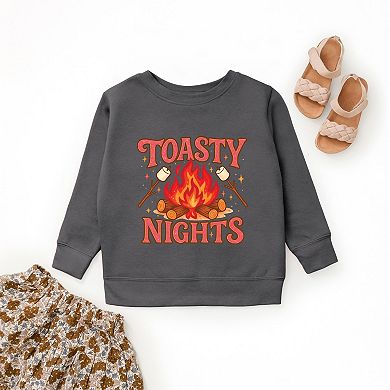 Toasty Nights Marshmallow - Youth Graphic Sweatshirt