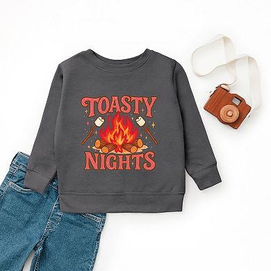 Toasty Nights Marshmallow - Youth Graphic Sweatshirt