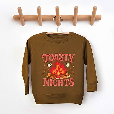 Toasty Nights Marshmallow - Toddler Graphic Sweatshirt