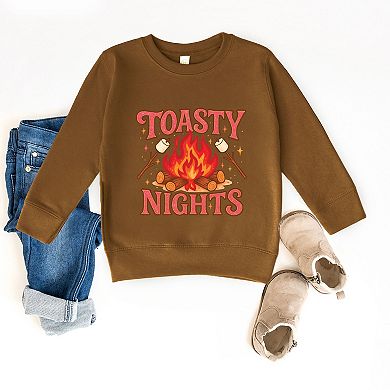 Toasty Nights Marshmallow - Toddler Graphic Sweatshirt