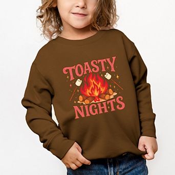 Toasty Nights Marshmallow - Toddler Graphic Sweatshirt